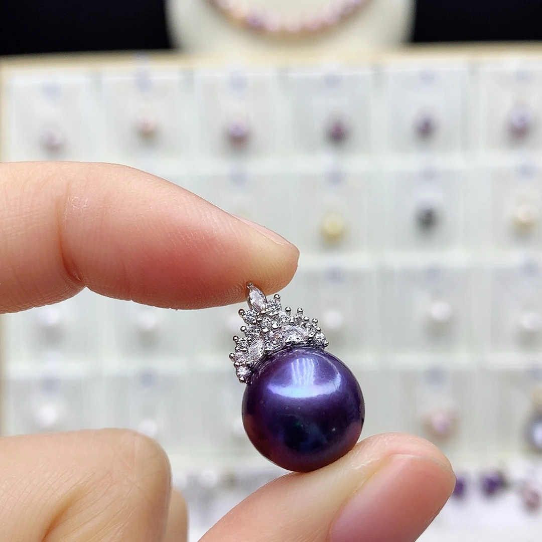 颈饰合金淡水珍珠