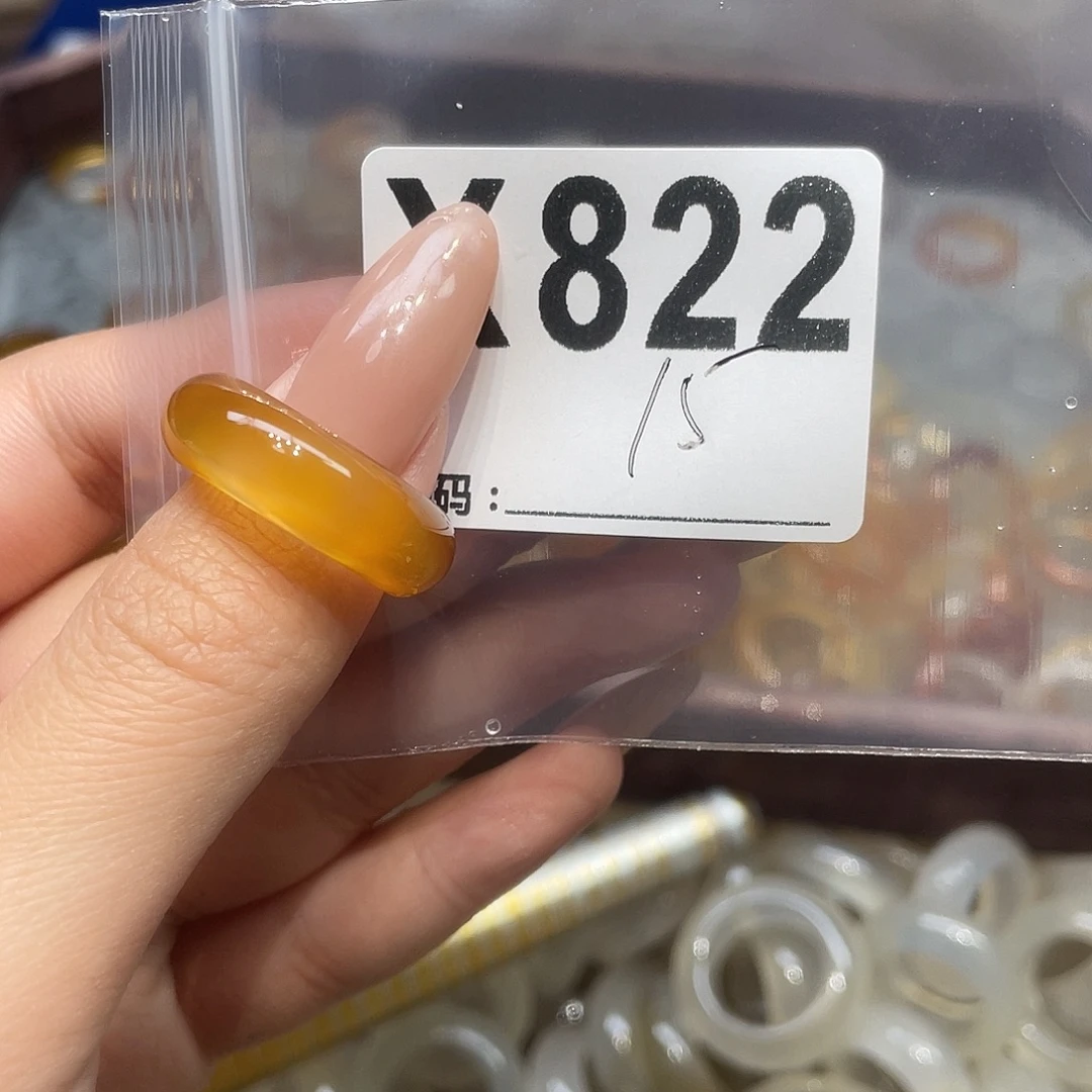 玛瑙/玉髓未镶嵌戒指822