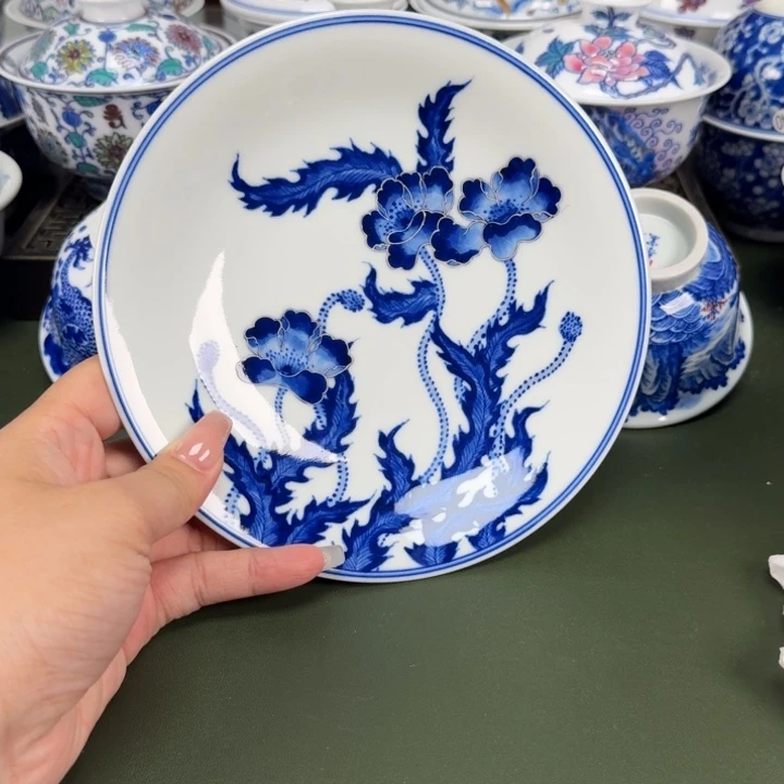 风**留景德镇纯手工手绘茶器