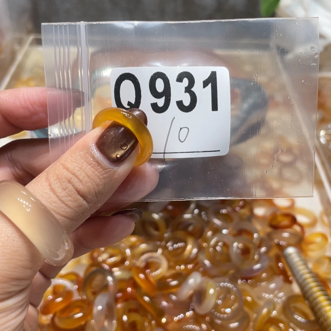 玛瑙/玉髓未镶嵌戒指931