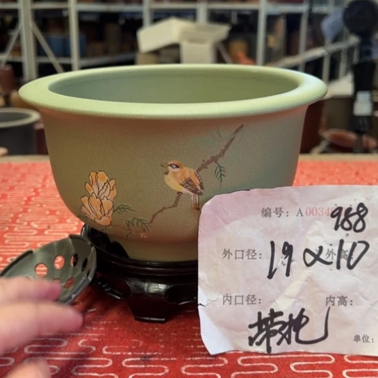 紫砂花盆紫紫砂盆