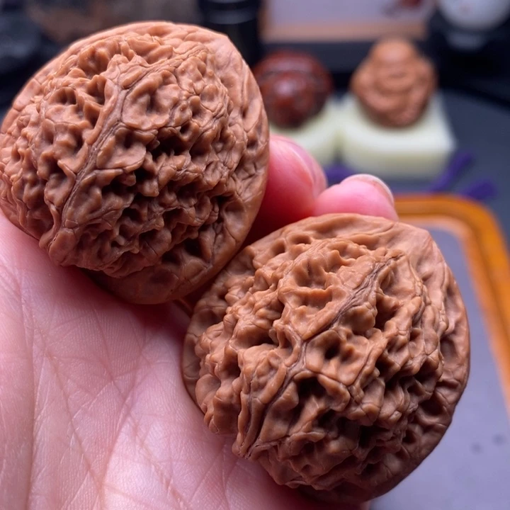 文玩核桃把件C****-水龙纹