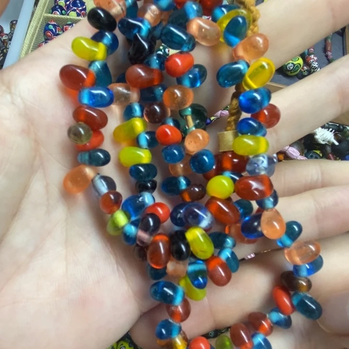 颈饰琉璃小水滴 尼泊尔