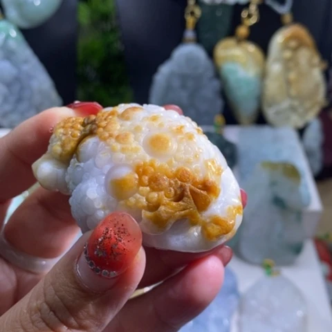 【闪购商品】颈饰未镶嵌翡翠金蟾