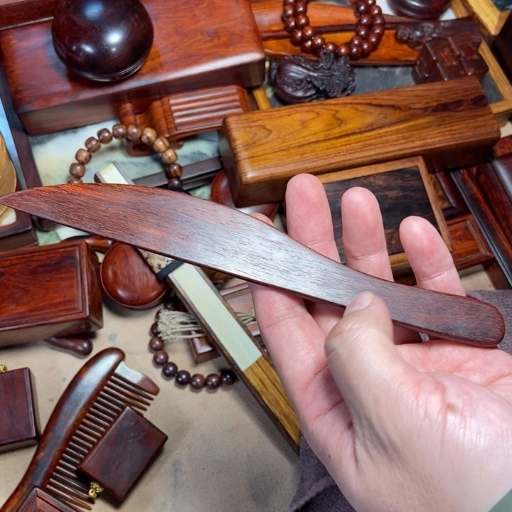 檀香紫檀（小叶紫檀）裁纸刀