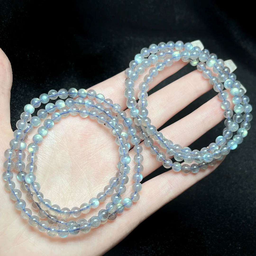 【云上叙】月光石多圈手串—多样性发一件-5mm-V34320-M（甄选）