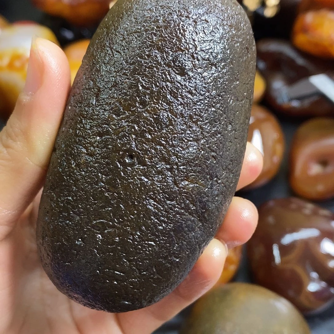 玛瑙/玉髓未镶嵌手把件