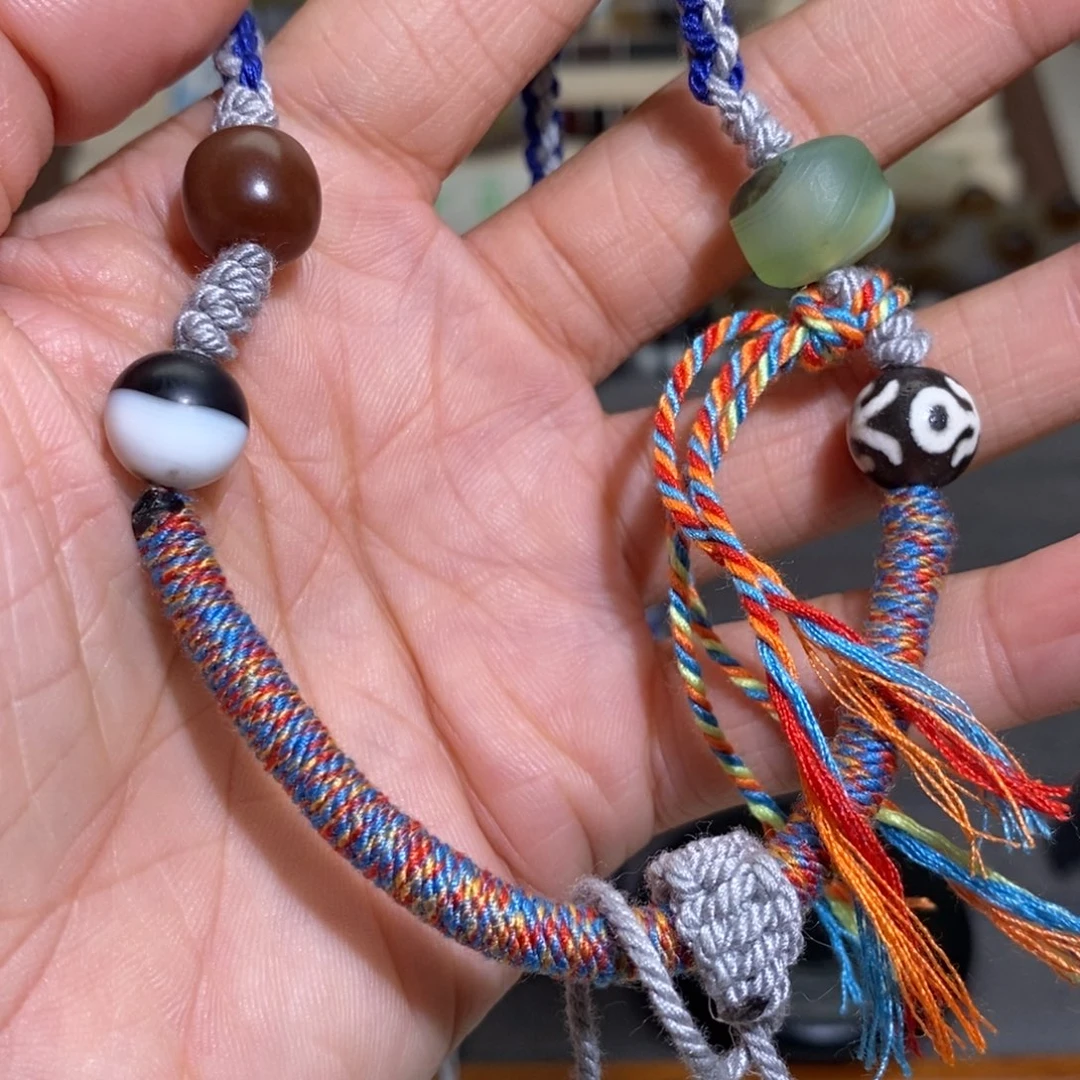 梦***煌玛瑙/玉髓未镶嵌手链