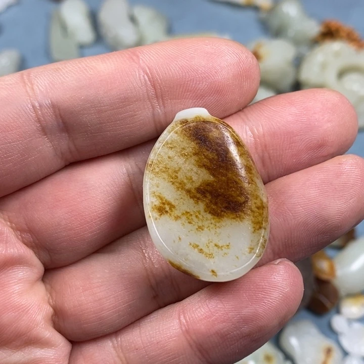 和田玉吊坠(不含链)未镶嵌