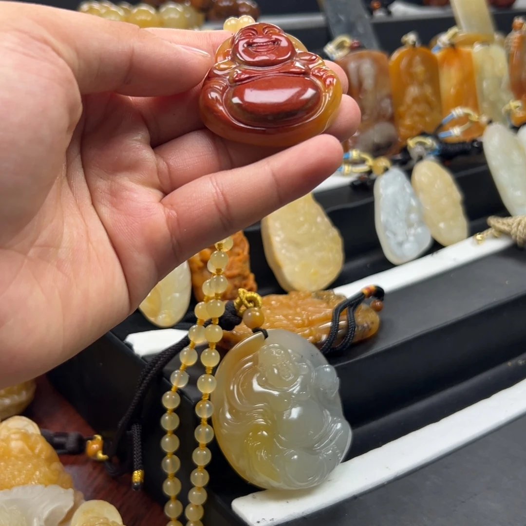 石英质玉（黄龙玉）未镶嵌多样性发货，发其一