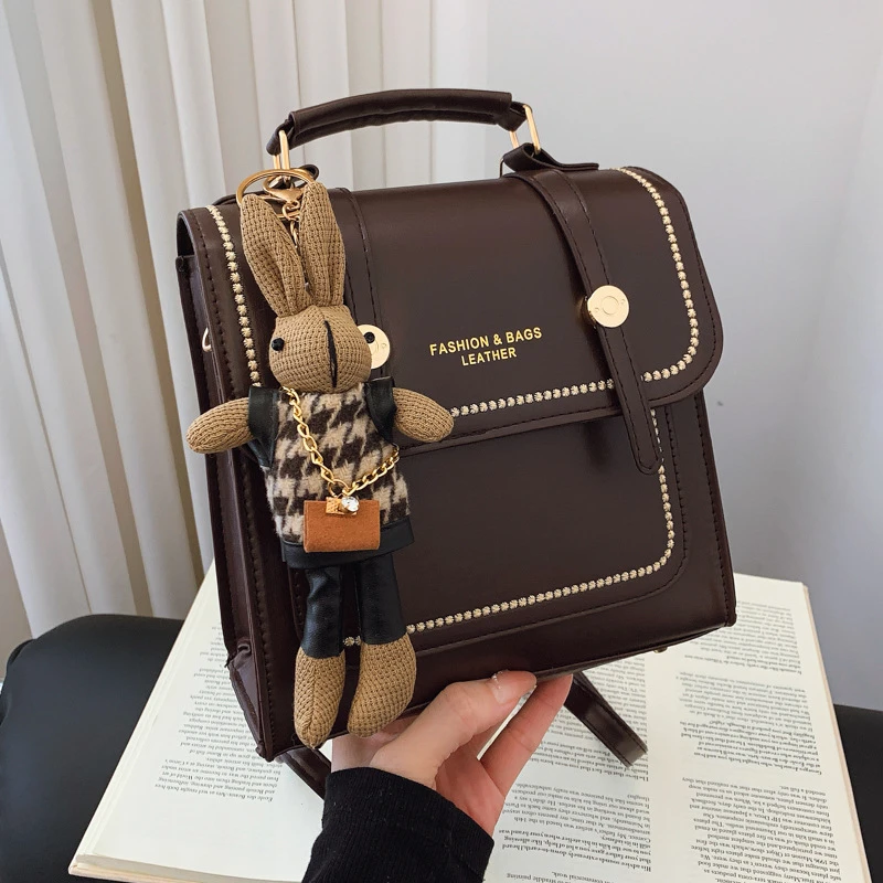 小众设计包包新款百搭双肩包女手提韩版书包复古外出旅行背包