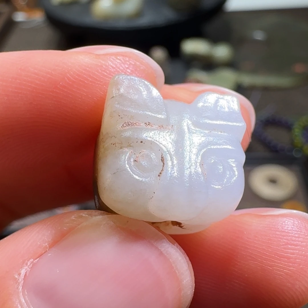 太***鸟和田玉未镶嵌手链