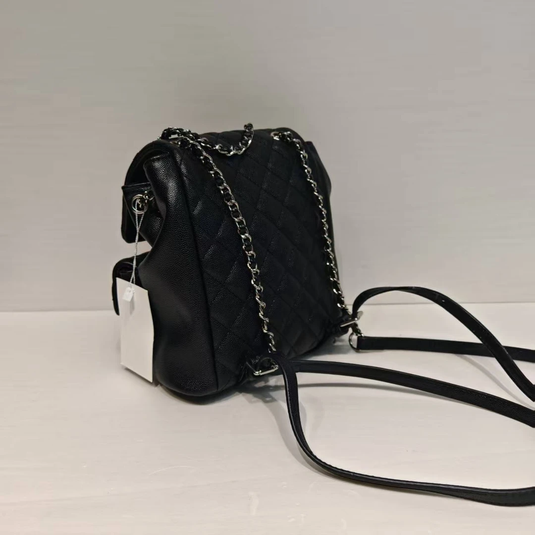 【C125】小香风双肩包-新款女包斜挎包百搭单肩包（尺寸24*14*25）