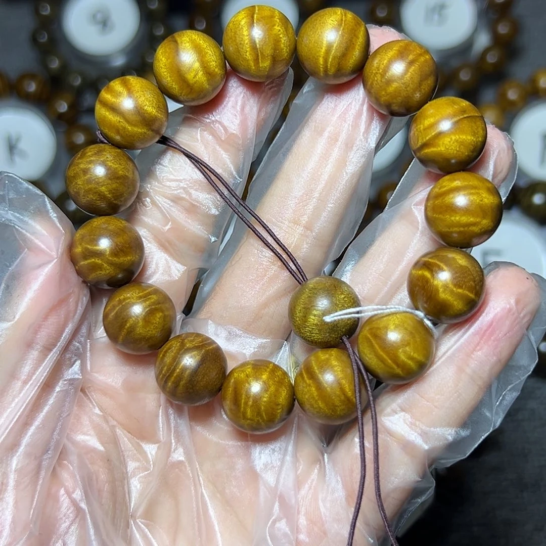 金丝楠手串/手链小叶桢楠1.5