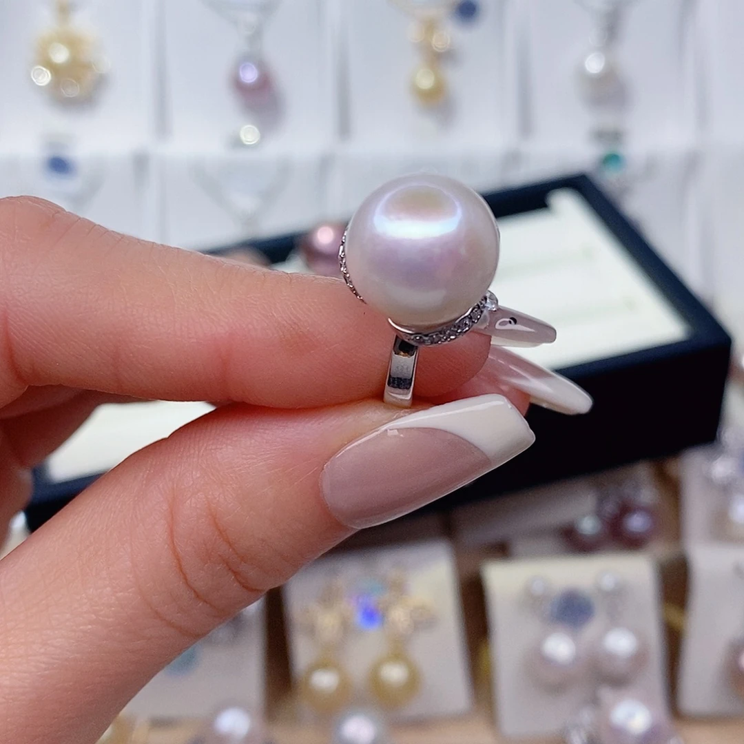 淡水珍珠未镶嵌戒指