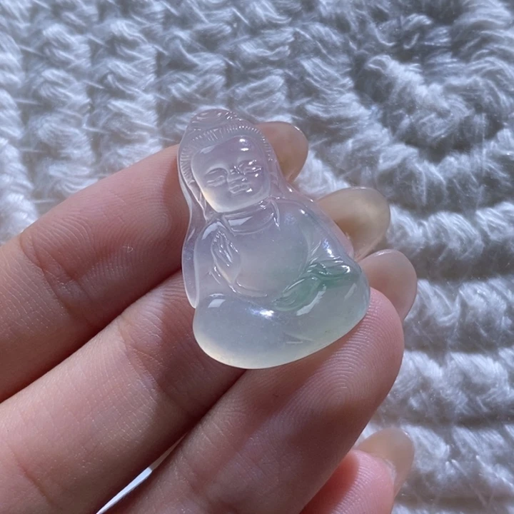 定制翡翠未镶嵌观音