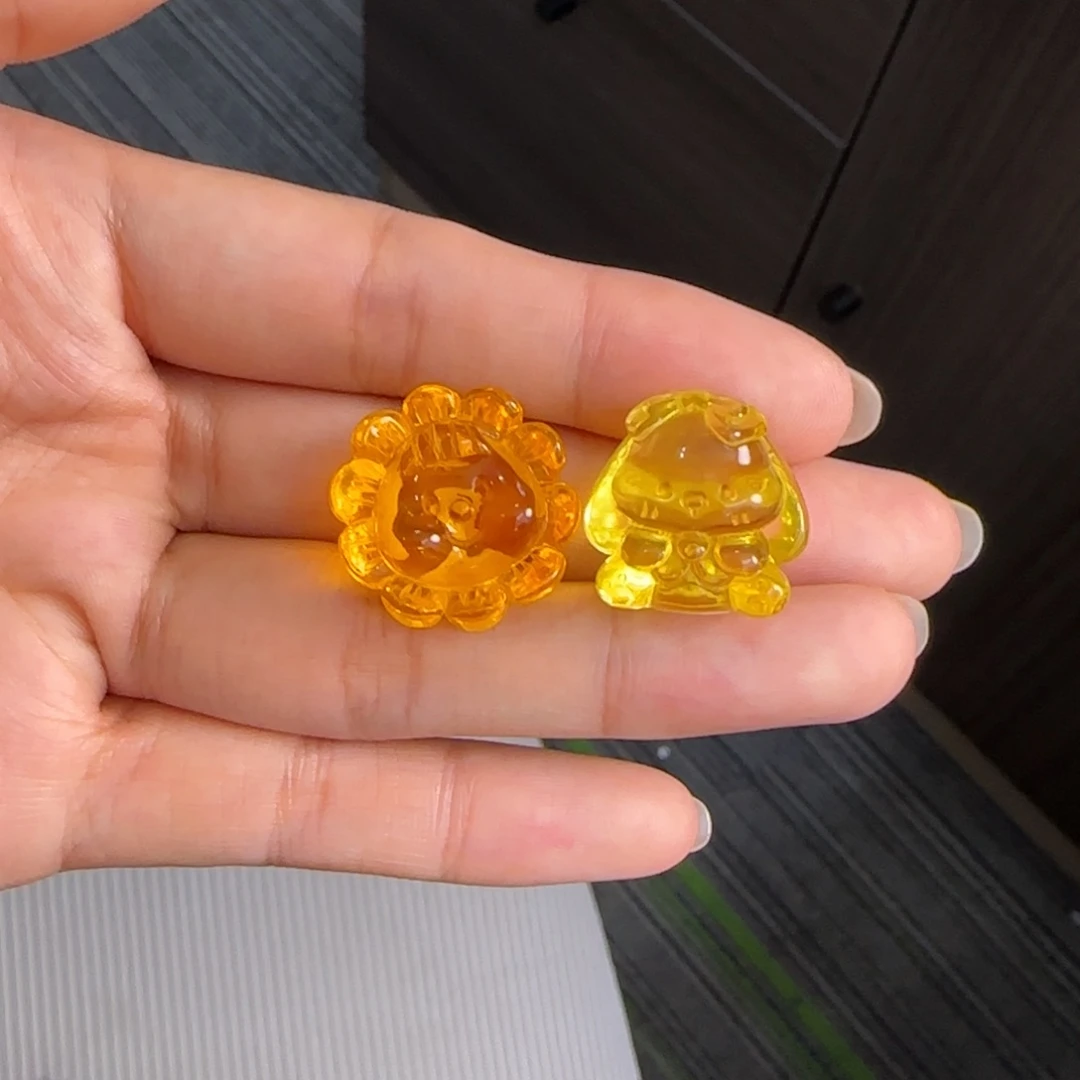 琥珀未镶嵌珠宝奇石晨