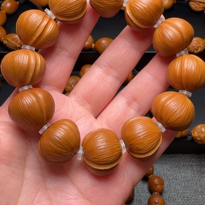 手串/手链橄榄核拉丝鲨鱼背