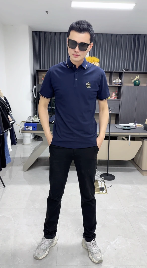 海夏季男士纯色棉质Polo31