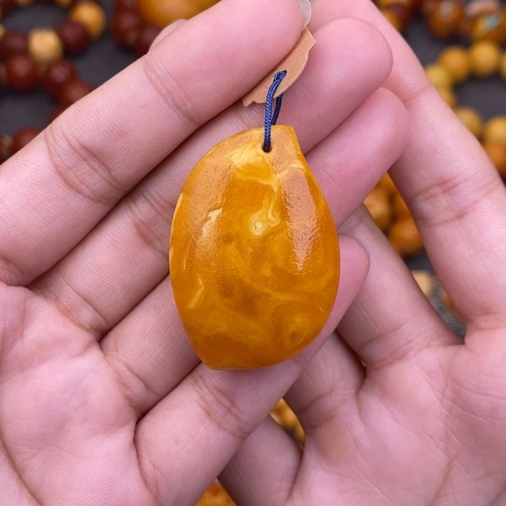 蜜蜡未镶嵌裸石蜜蜡L