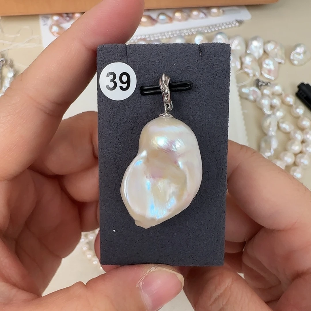 淡水珍珠颈饰银S925镶嵌