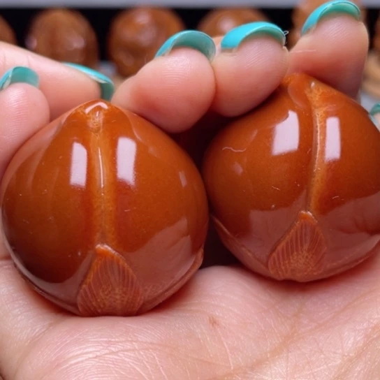 吊坠橄榄核寿桃手球3.3