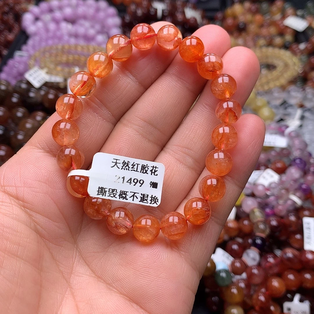 水晶手链未镶嵌，，