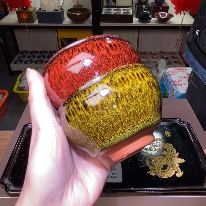 茶盏不带礼盒，建盏主人杯