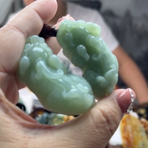 岫玉挂件未镶嵌挂件