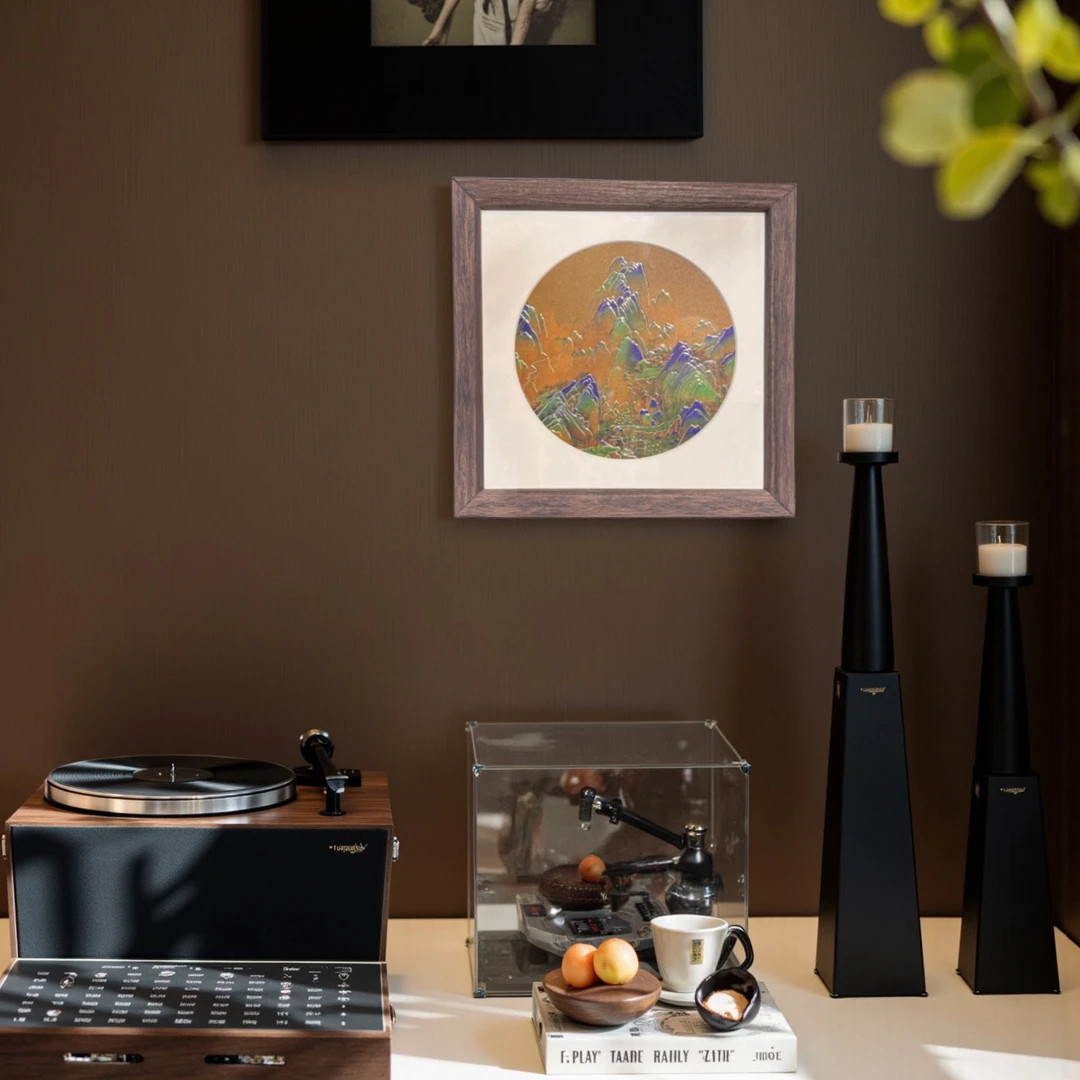 H16客厅挂画玄关桌面装饰摆件  23*23cm