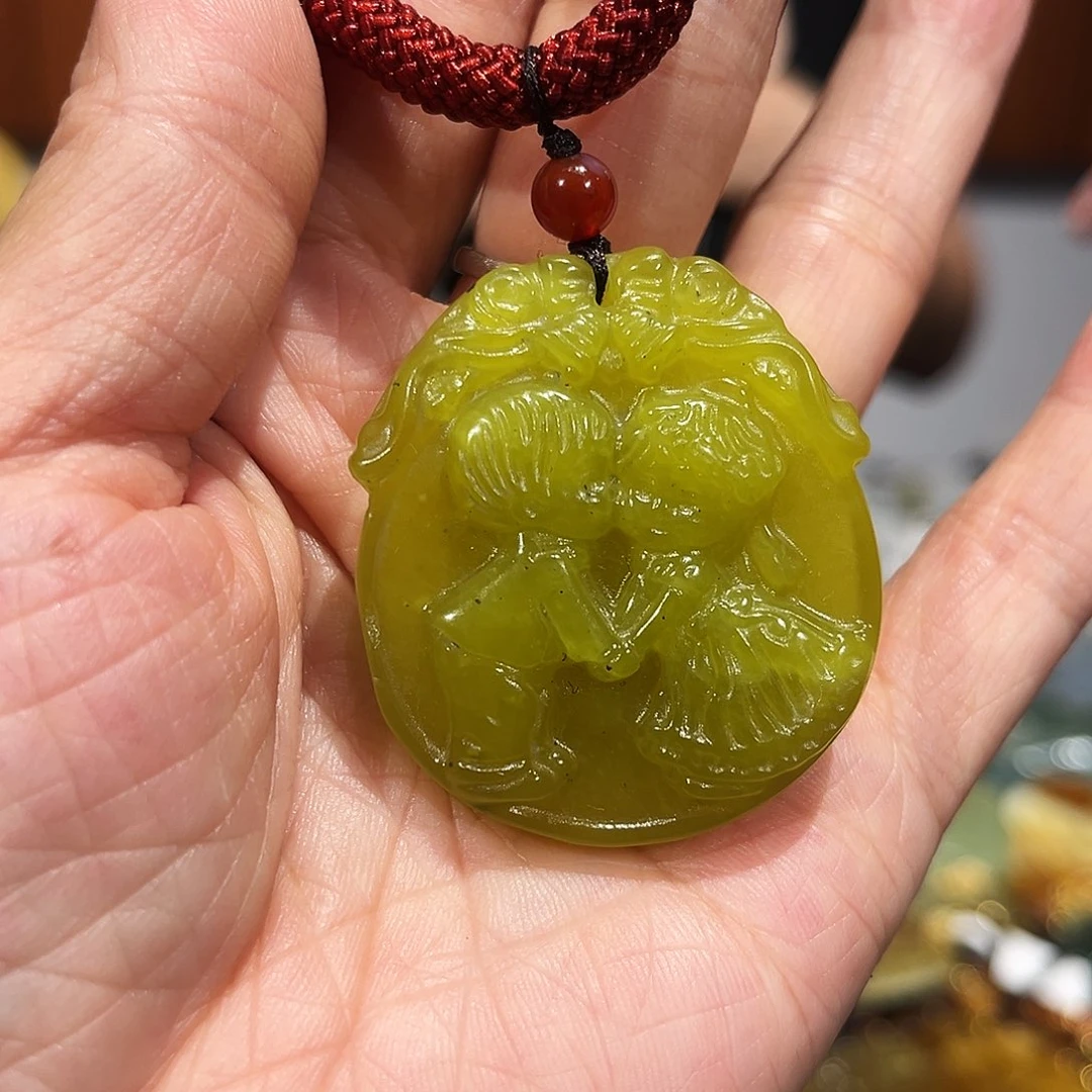 岫玉未镶嵌毛衣链