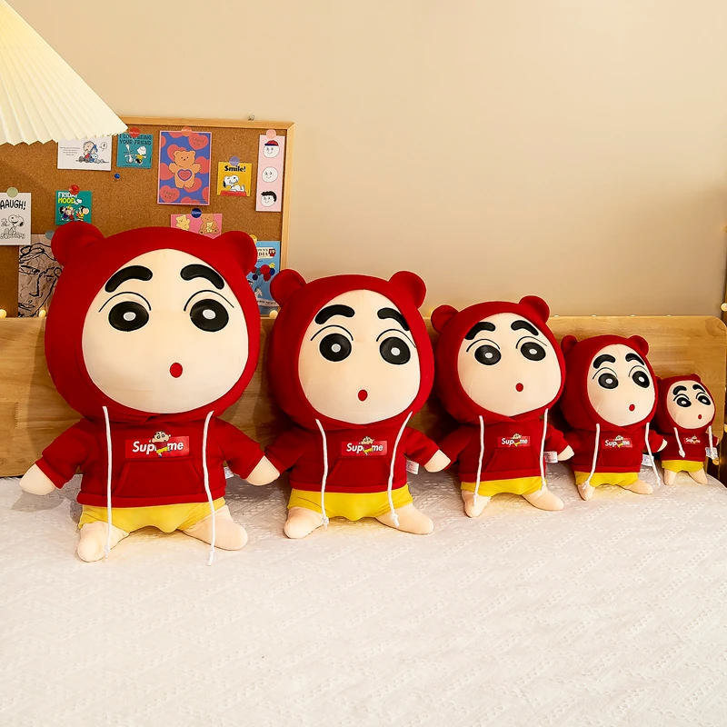 新款卫衣蜡笔小新毛绒玩具儿童玩偶生日礼物布娃娃情侣搞怪公仔女