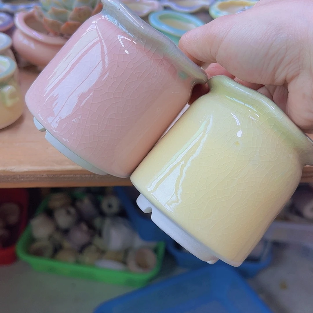 陶瓷花盆当场满12包邮