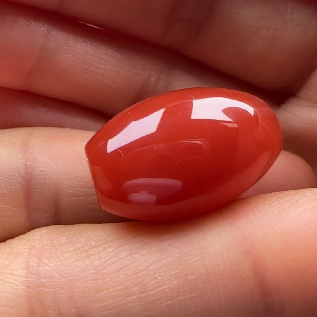 南红玛瑙桶珠14✖️21.1未镶嵌