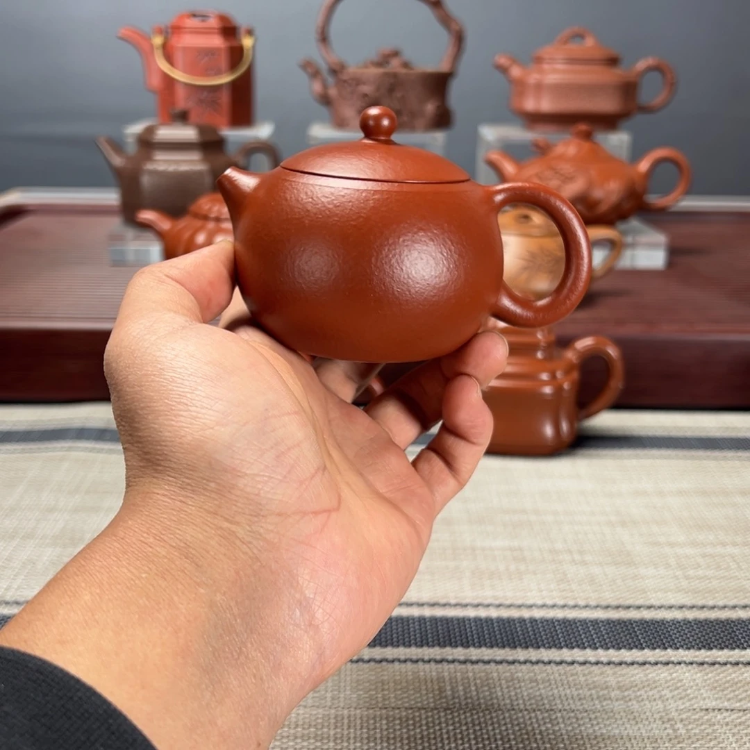 紫砂茶壶西施150CC朱泥