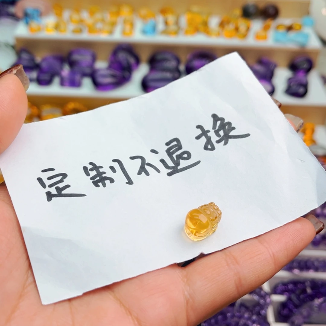 回***菜珠宝半成品水晶未镶嵌裸石定制