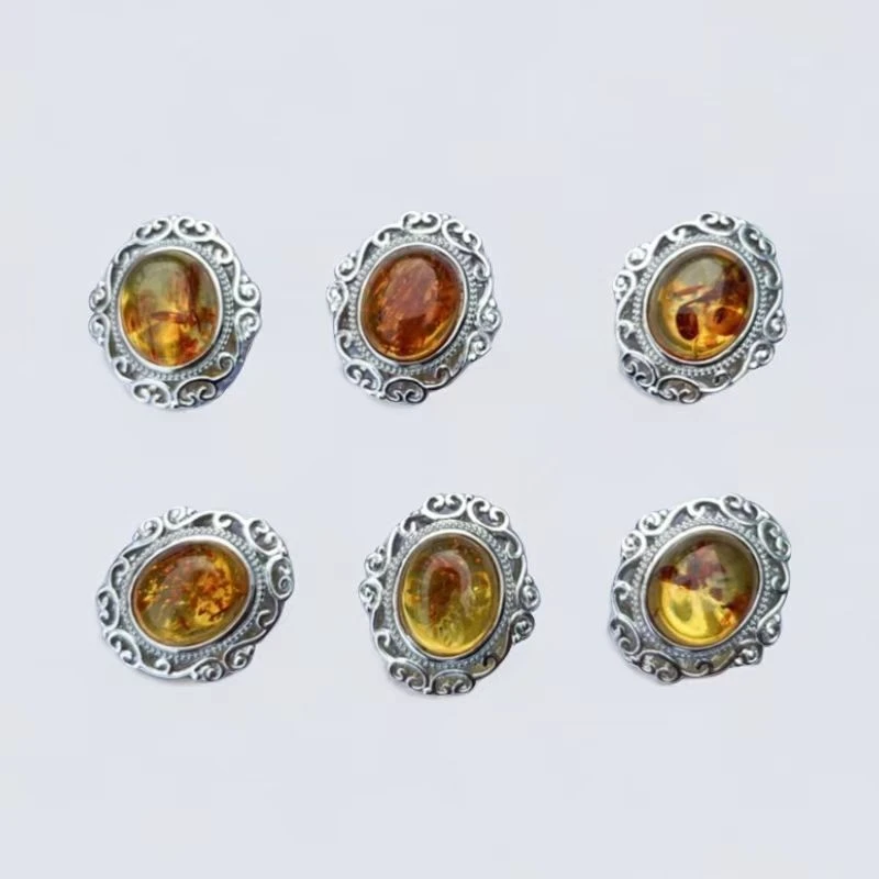 花珀魔盒手工镶嵌工艺Diy配件