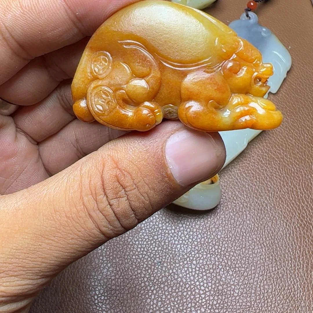 和田玉未镶嵌吊坠(不含链)珠**号