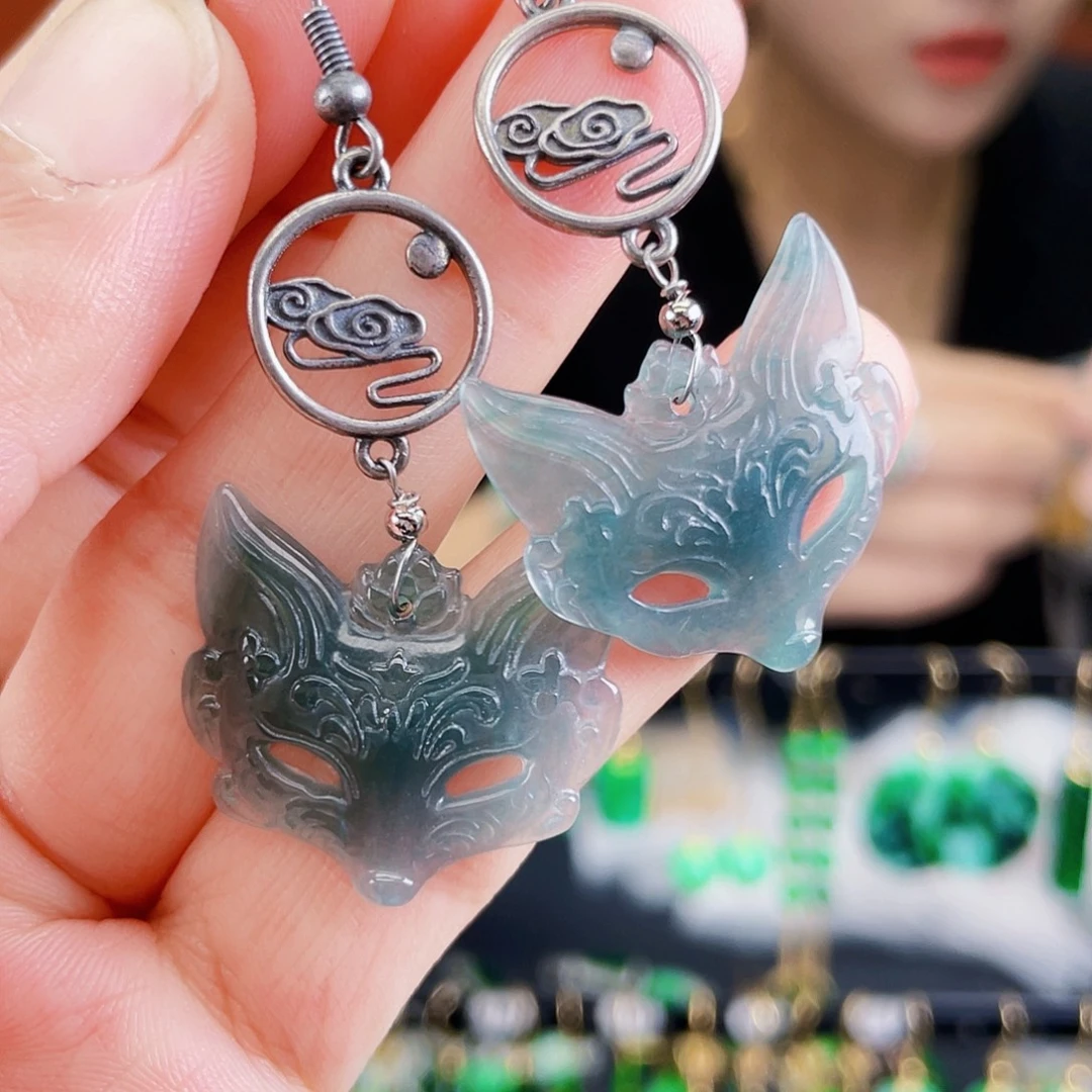 未镶嵌翡翠耳饰饰品