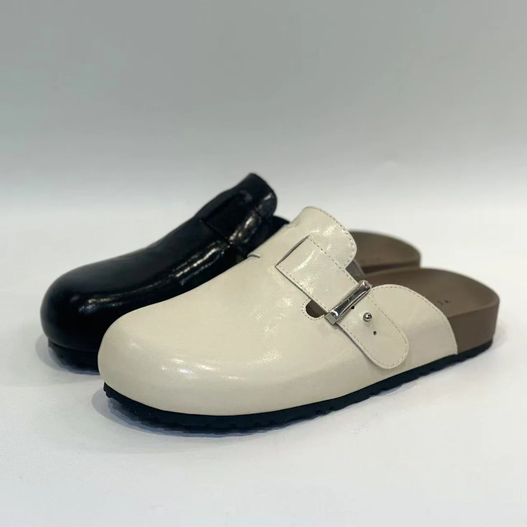 极简勃肯~半拖2025春季新款圆头休闲百搭博肯高贵上档次女凉鞋