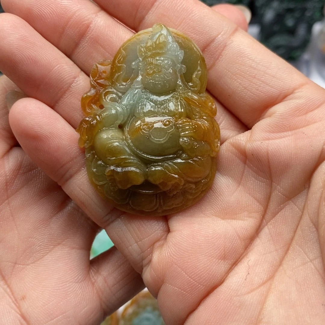 定制翡翠未镶嵌财神k