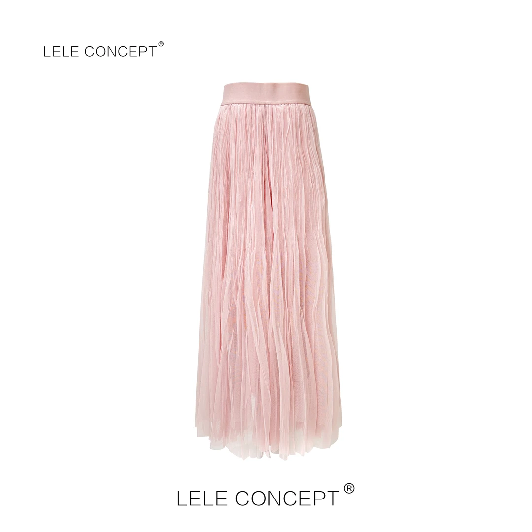 LELE CONCEPT｜ 新款气质百搭多色纱裙Q0490