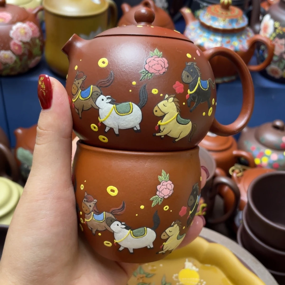 葱***饼紫砂茶杯紫砂主人杯