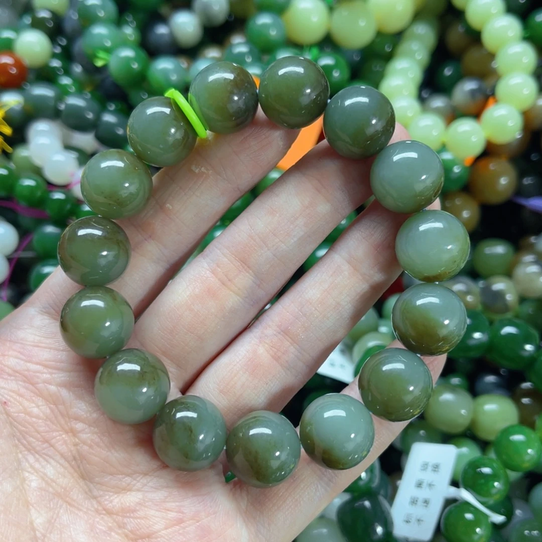 和田玉未镶嵌手链