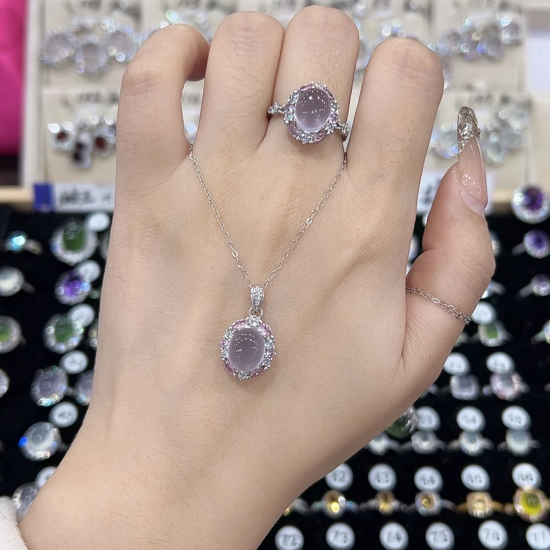 এ***༊银S925镶嵌戒指萤石