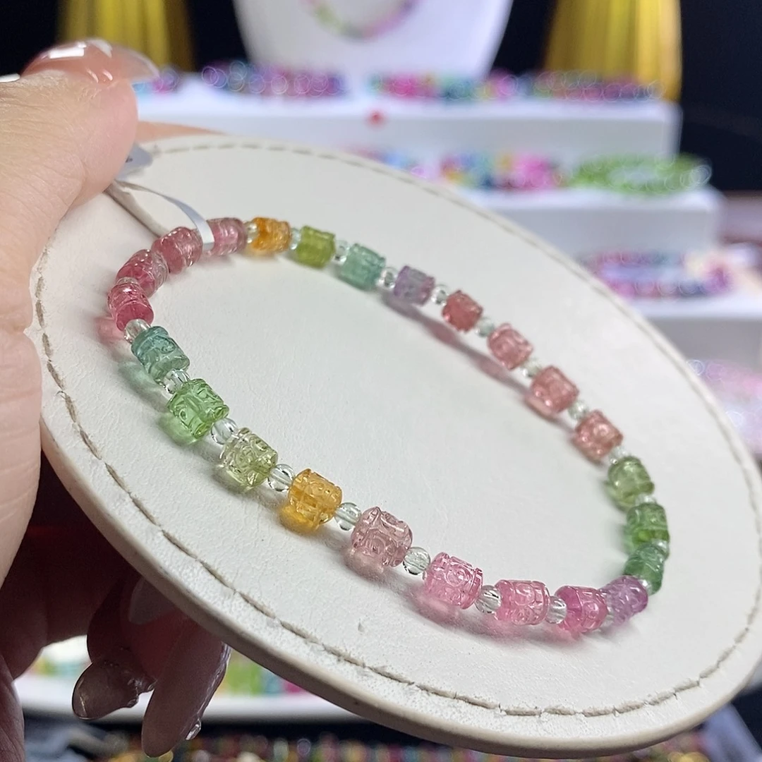 未镶嵌手链碧玺回纹