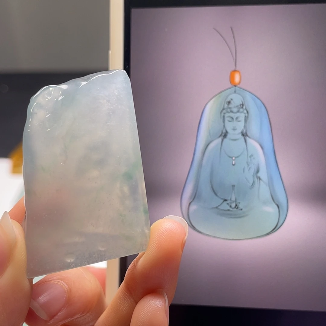 定制翡翠未镶嵌包工