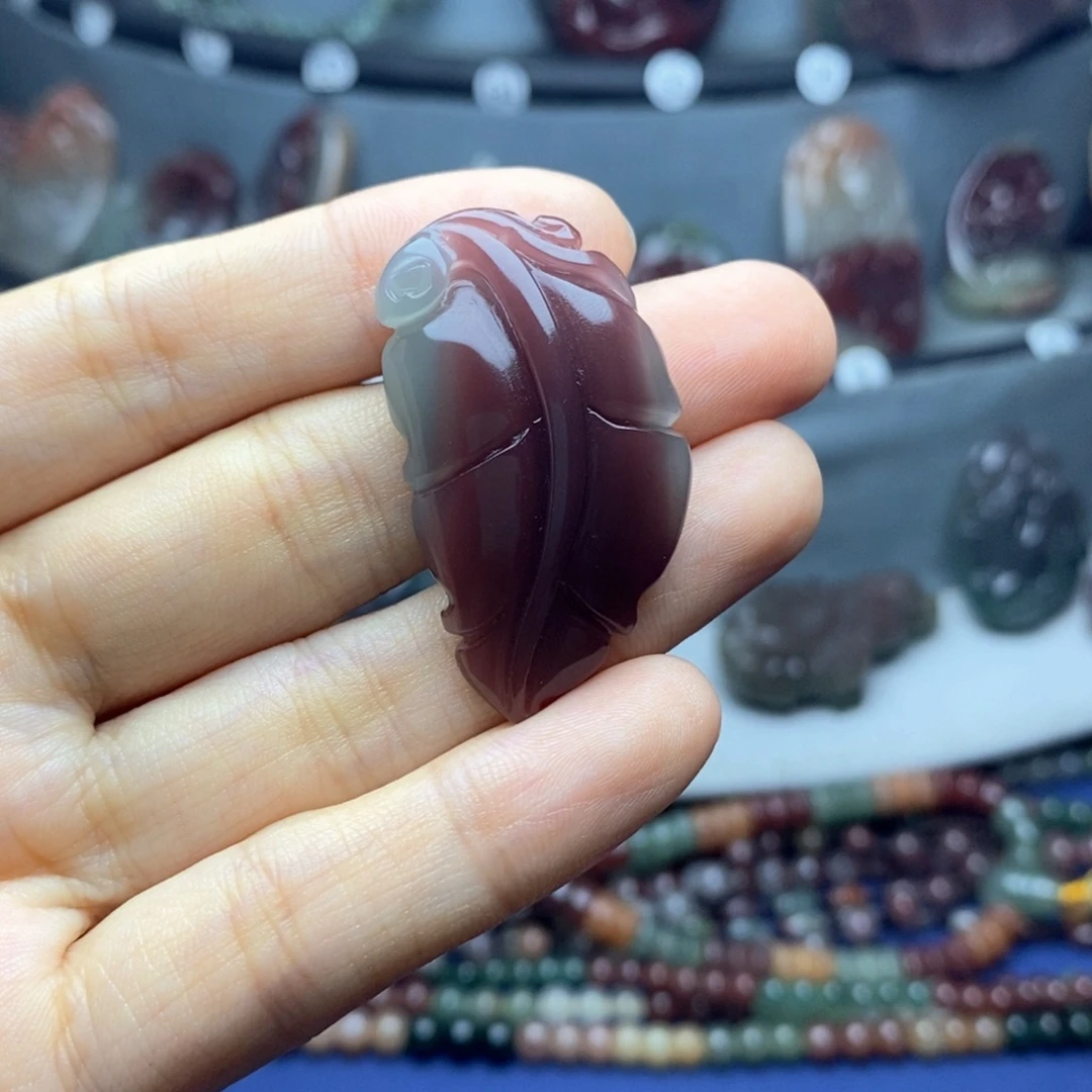 玛瑙/玉髓吊坠(不含链)未镶嵌