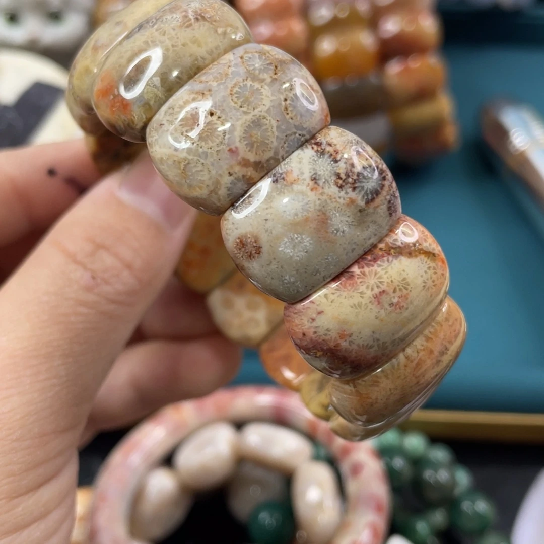 未镶嵌手镯硅化玉