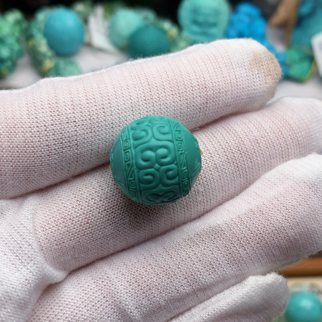 绿松石未镶嵌珠宝奇石16.5mm